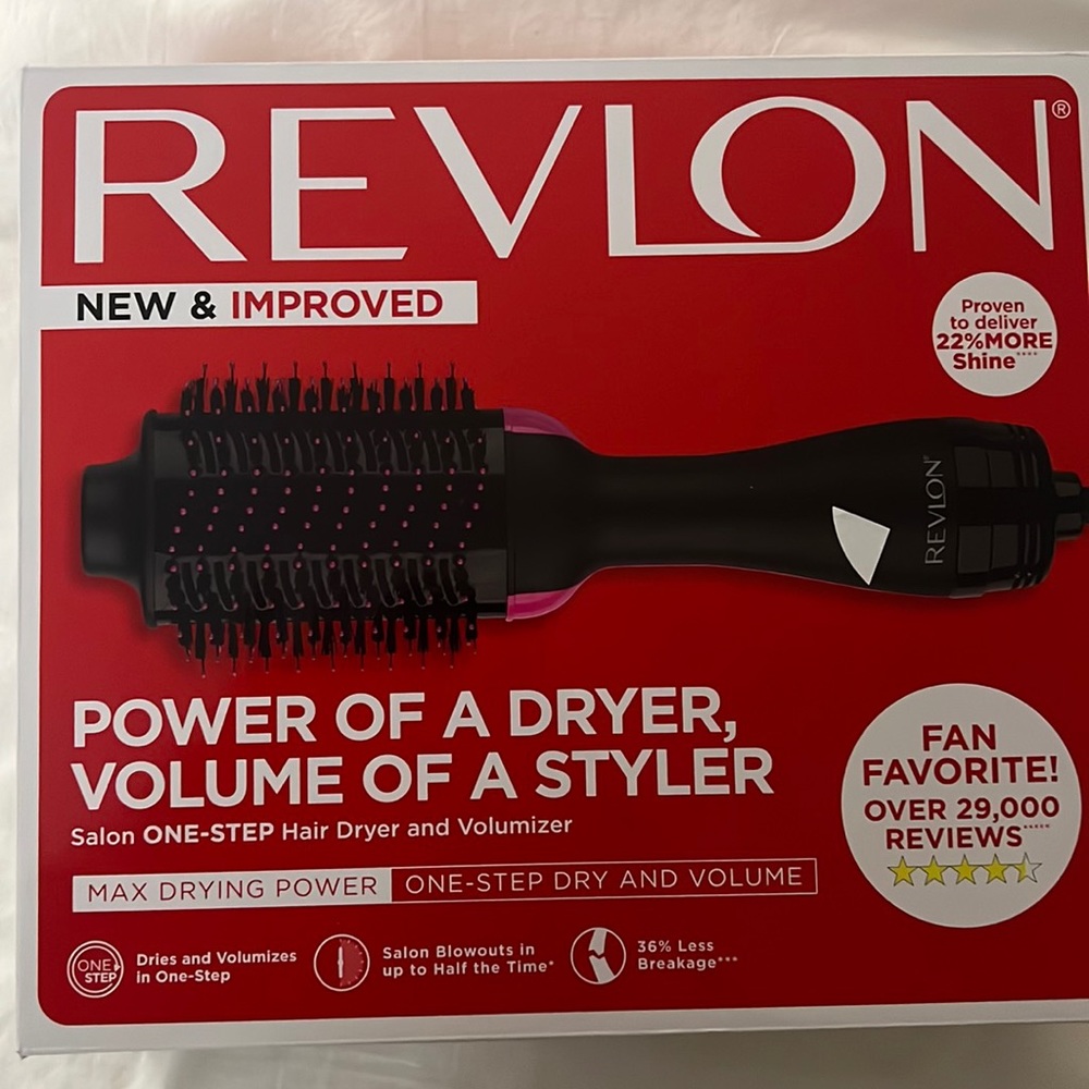 Revlon One Step Hair Dryer and Volumizer Blow Dryer Brush